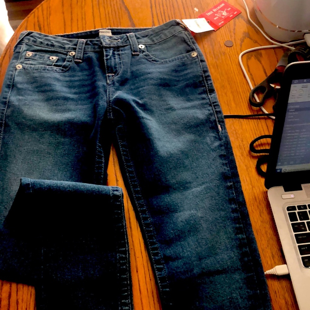 Size 14 girls’ True Religion jeans. NWT.